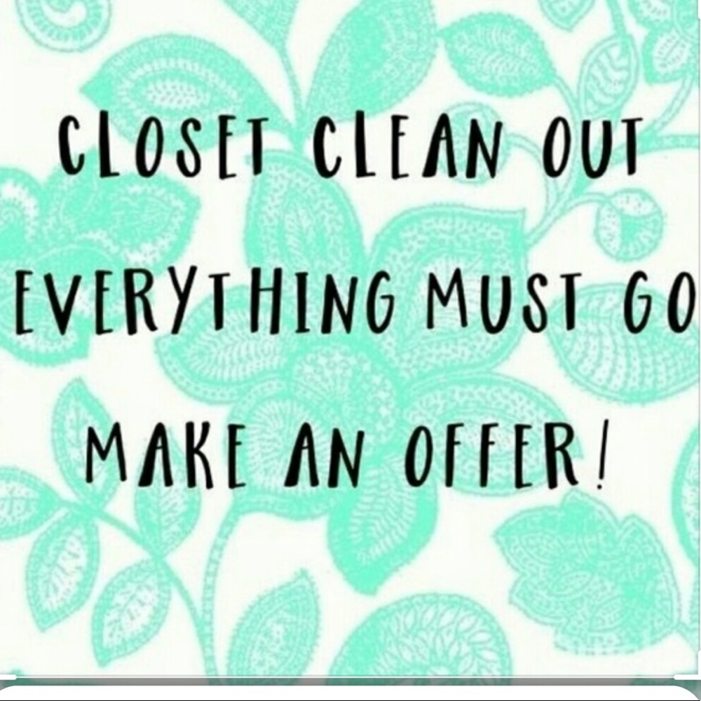 CLOSET CLEAN OUT everything must go